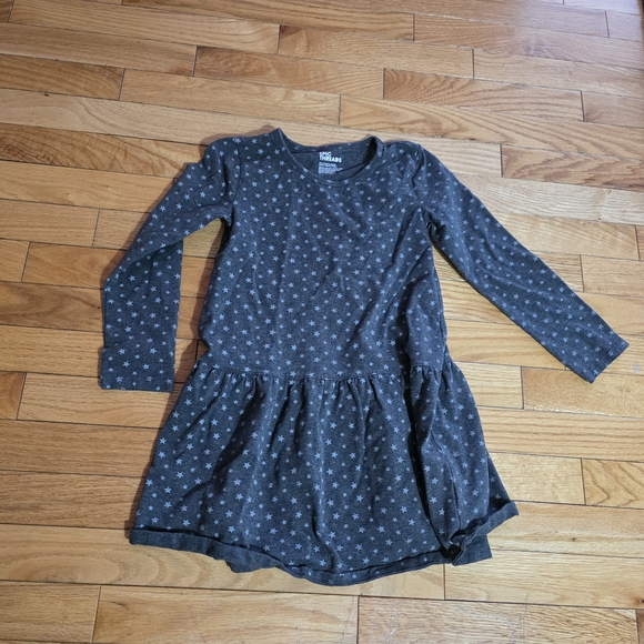 Epic Threads Other - Epic Threads Charcoal Star Print Long-Sleeve Dress
